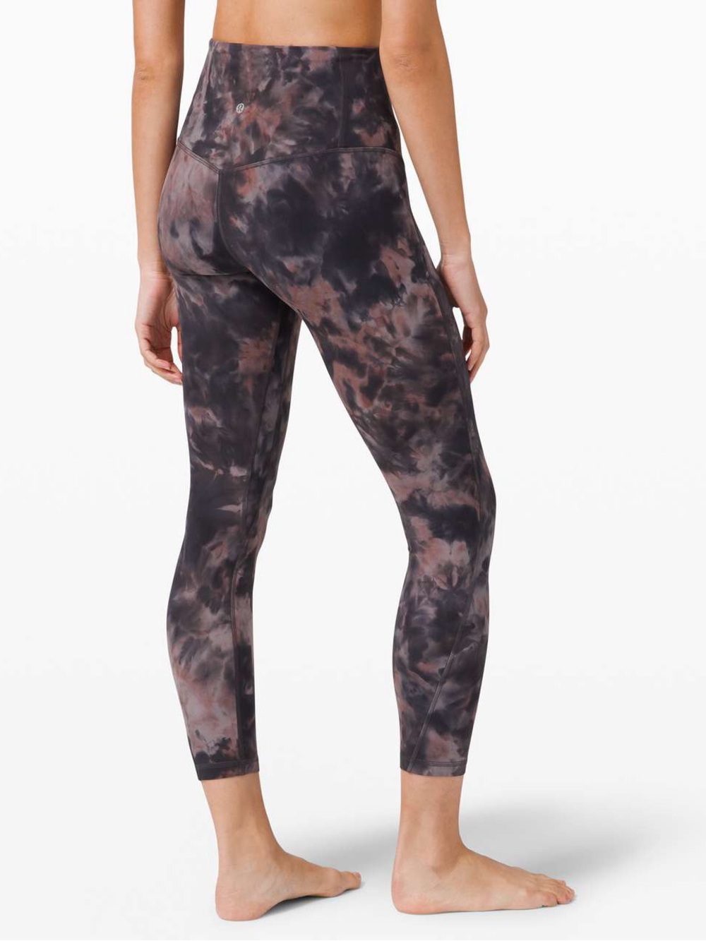 Lululemon High-Rise Diamond Dye Align Leggings - Black & Brown